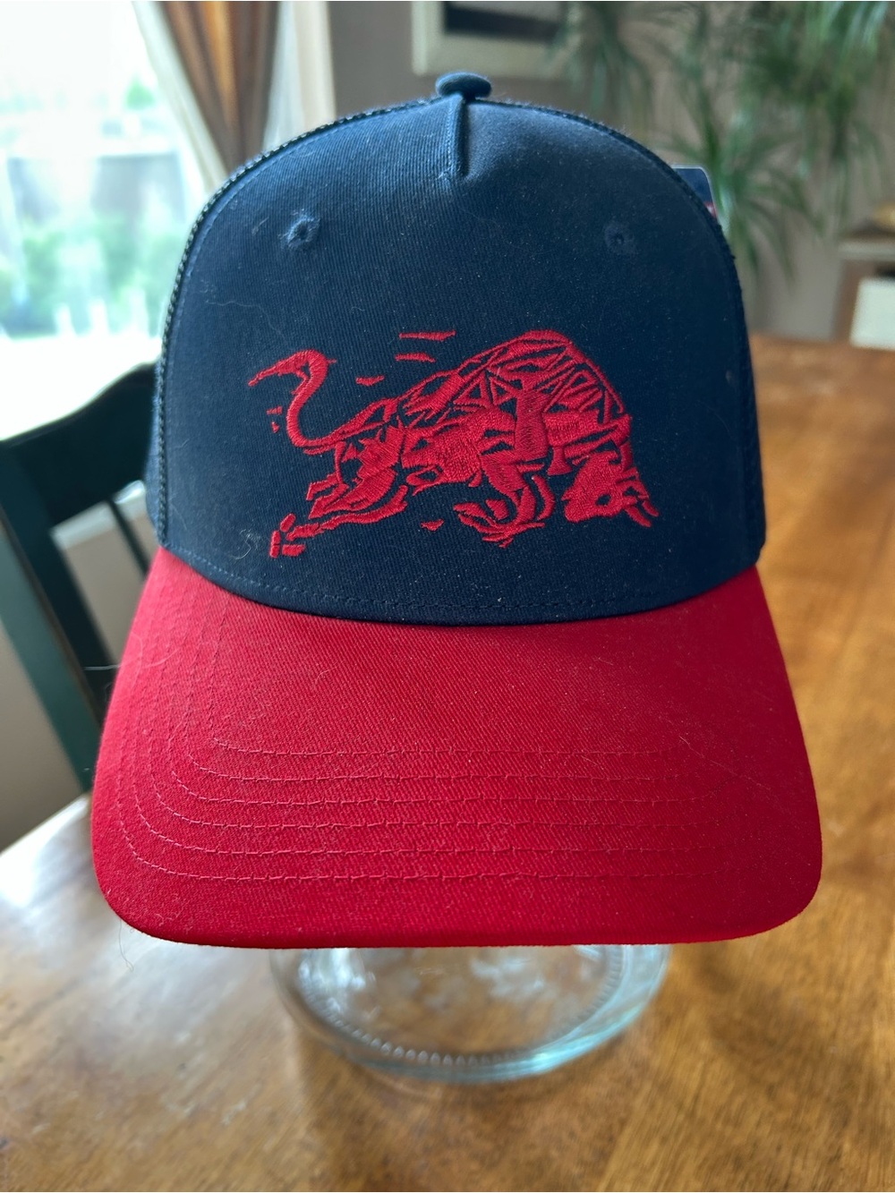 Red Bull Ring Mesh Trucker Hat Snapback NWT One Size Unisex